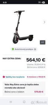 Elektrická kolobežka Segway F3 E antracitová farba