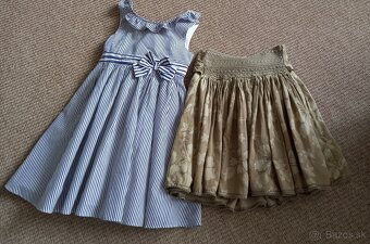 Dievčenské šaty a suknička veľ. 116 - 122
