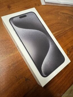 Predám nerozbalený iPhone 15 Pro MAX, 256GB