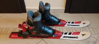 Detské lyže 70 cm a lyžiarky EU 33-35 cena spolu 70 eur