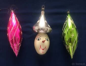 Retro ozdoby na vianocny stromcek