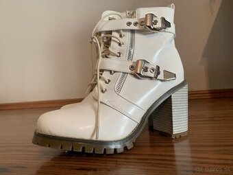 Dámske kožené čižmičky - nepoužité - 1