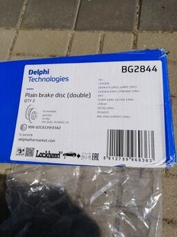 Brzdové kotúče DELPHI BG2844 - nové JUMPY SCUDO EXPERT