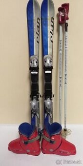 Lyže elán, lyžiarky, palice