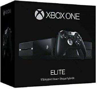 Xbox One Elite 1TB HDD konzola, prislusenstvo a vela hier