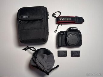 Predám Canon 77D + príslušenstvo