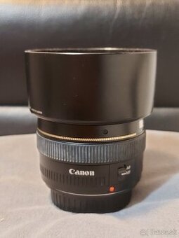 Canon EF 50mm f/1.4 USM – svetelný objektív + clona (TOP sta