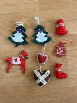 Vianočné ozdoby 8 kusov