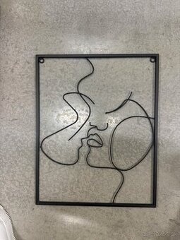 Predám kovovy dekorativny obraz