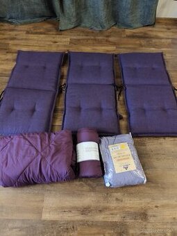 3ks nové Podsedáky + 3ks nové plachty