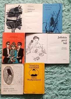 Rôzne knihy ( Vansová , Jesenksý , Čepčeková ...)