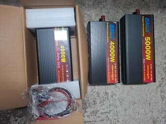 Invertor, menič 24V na 230V, 4000W