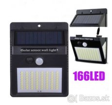Predám vonkajšie solárne svetlo 30 alebo 166 LED - 1