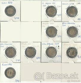 Zbierka výročných dvojeuroviek "2 EUR" mince
