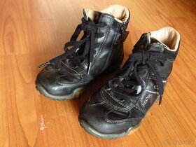 Dievčenské kožené kotníkové topánky - GEOX - veľ. 25-26 - 1