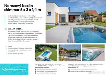 NEREZOVÝ BAZÉN skimmerový
