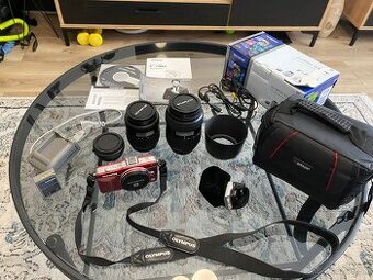 Olympus Pen EPM2+objektívy M.zuiko
