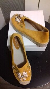 espadrilky žlté č. 38