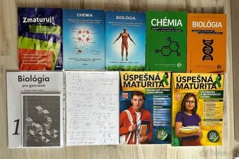 Knihy na prijímačky LF UPJŠ / maturitu z chémie