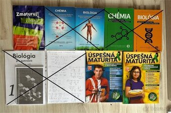 Knihy na prijímačky LF UPJŠ / maturitu z chémie