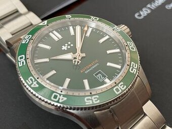 Christopher Ward C60 Trident Pro 300 zelené