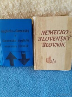 Anglický a Nemecký slovník.