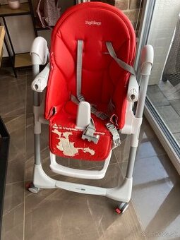 Detska stolicka peg perego cervena