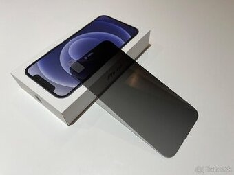 Ochranné sklo Iphone 12 čierne