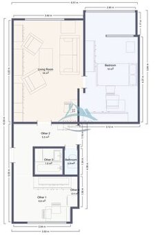 Na predaj: 2-izbový byt s balkónom v centre Šiah 47500eur