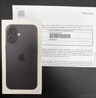Apple iPhone 16 Black 256GB