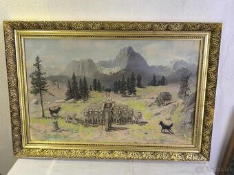 Olejomaľba na platne