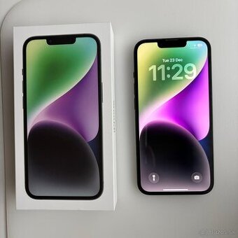 Predám iPhone 14, 128 GB, čierny - 1