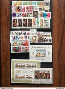 Poľsko kompletný ročník čistý MNH  1983