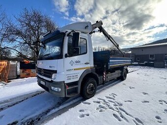 Mercedes Atego 1222 3-stranný sklápač, ruka HIAB 071AW