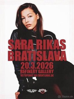 2xlístky SARA RIKAS v BA 20.3.26 Refinery Gallery
