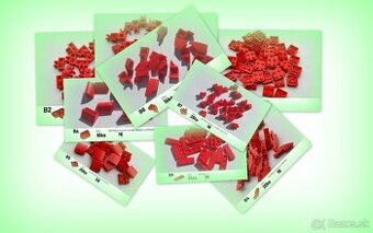 B Lego® Originál Diely červené (ako nové)