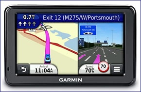 Navigácia GPS GARMIN NUVI 2495 s mapou pre rok 2025.