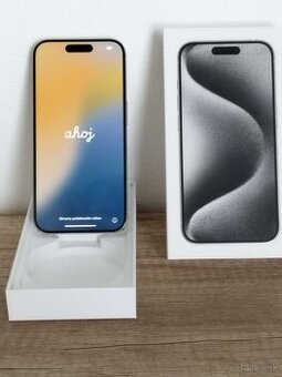 iPhone 15 PRO 128GB WHITE - 88% BATERIA