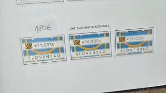 Poštové známky SLOVENSKO 2000-05 luxusné viazané knihy 6ks