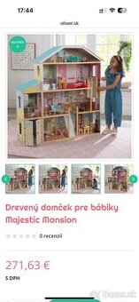 Drevený domček pre bábiky