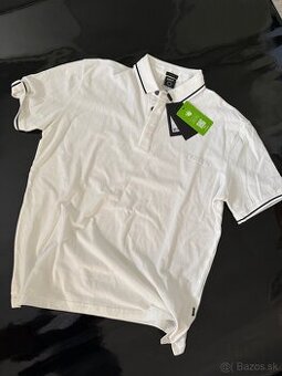 BOSS Hugo Boss polokošeľa biela XL