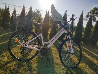Bicykel ROMET GAZELA + sedacka URBAN IKI