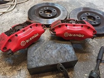Swap prednych brzd peugeot 4 piest