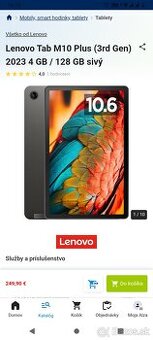Tablet lenovo m10 plus 3Gen 2023