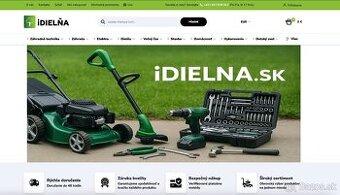 Predám zabehnutý eshop www.idielna.sk