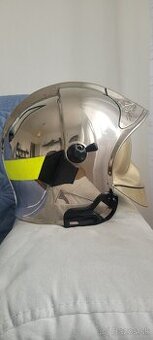 Hasičská zásahová prilba CGF Gallet strieborná #2