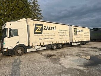 velkoobjemová tandemová souprava SCANIA R 410 - 1