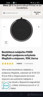 Bezdrôtová nabíjačka pre iphone