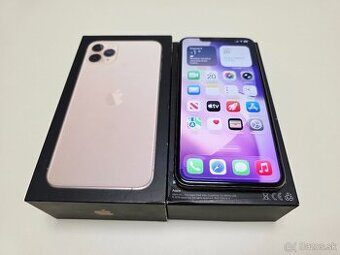 APPLE IPHONE 11 PRO MAX GOLD 64GB,ZDRAVIE BATERKY 100% - 1