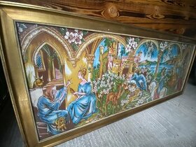 Vyšívaný obraz Gobelin